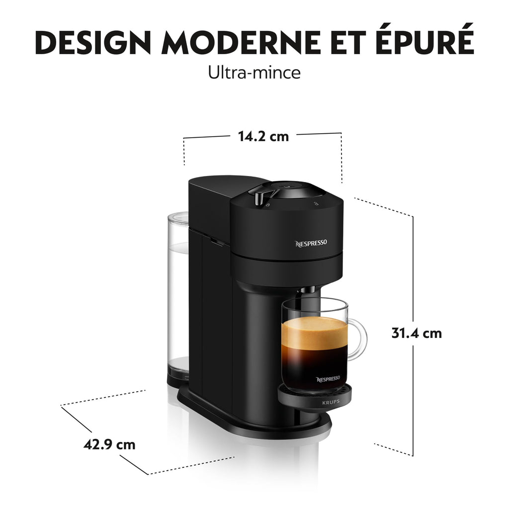 Lirona Vertuo Next Gris – Machine à Café à Capsules, Centrifusion