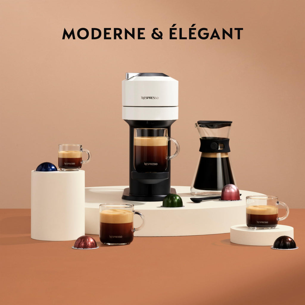 Lirona Vertuo Next Blanc – Machine à Café à Capsules, Centrifusion