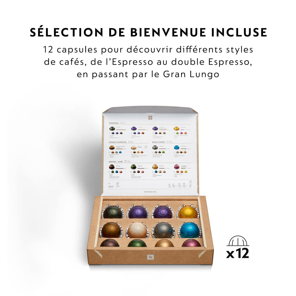 Lirona Vertuo Next Blanc – Machine à Café à Capsules, Centrifusion