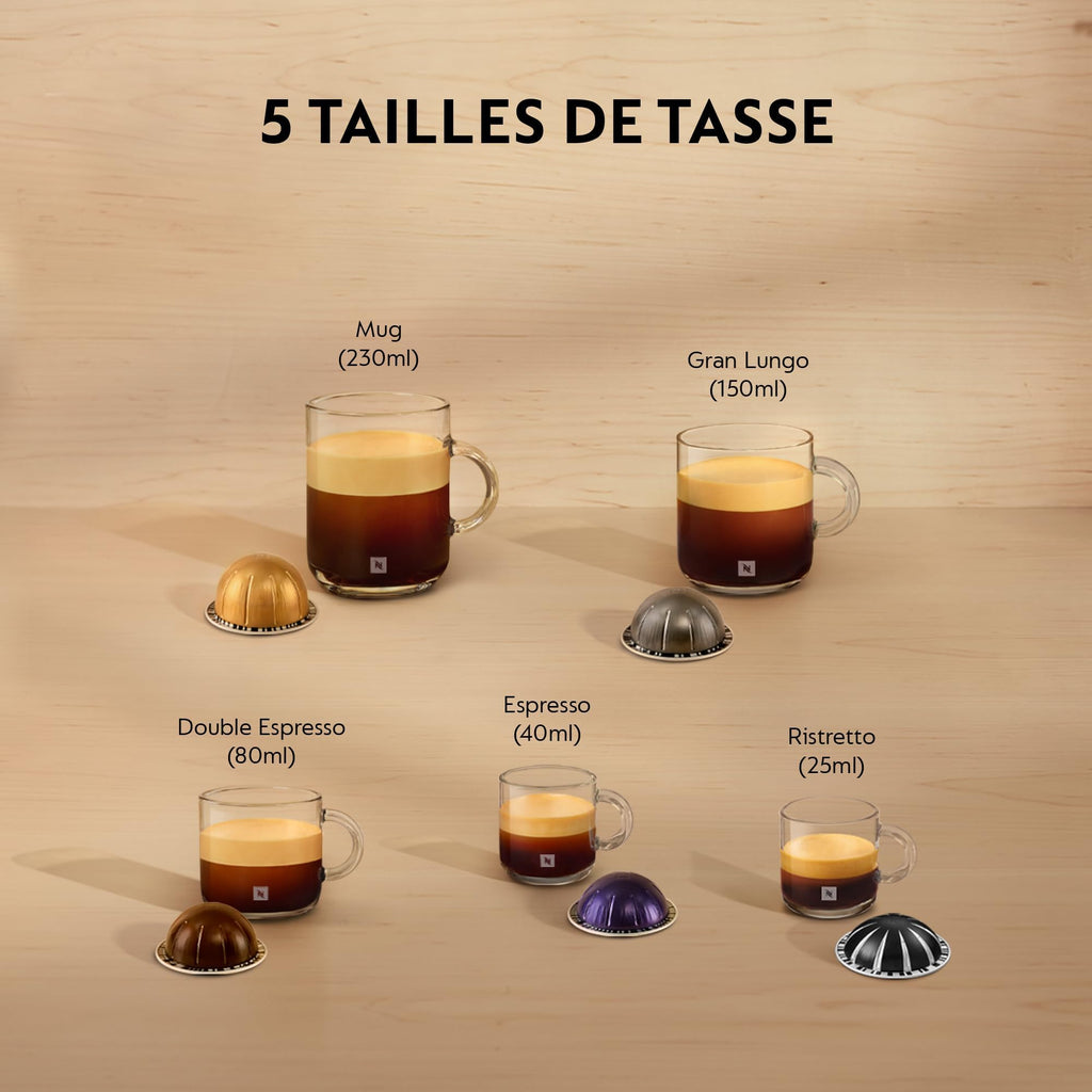 Lirona Vertuo Next Blanc – Machine à Café à Capsules, Centrifusion