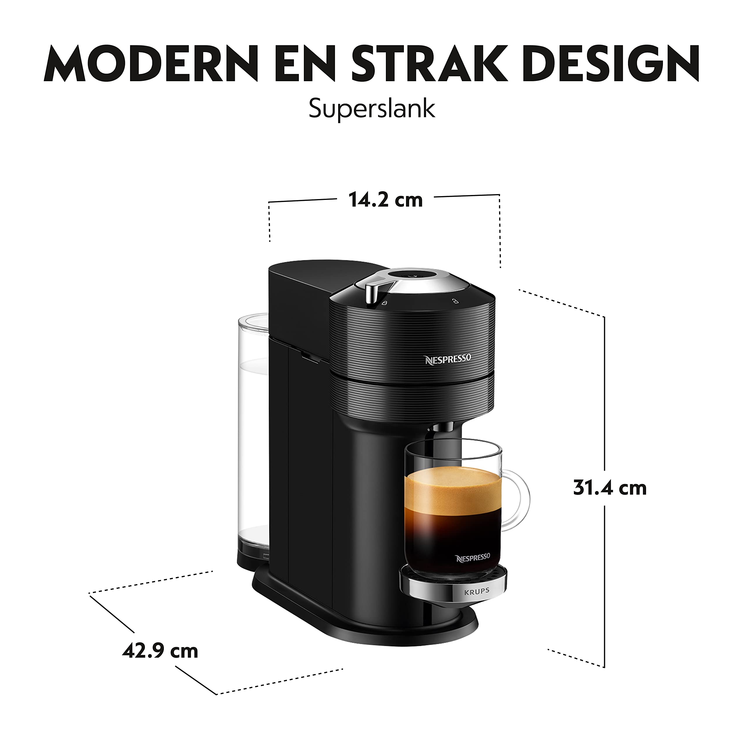Lirona Vertuo Next – Machine à Café à Capsules, Centrifusion