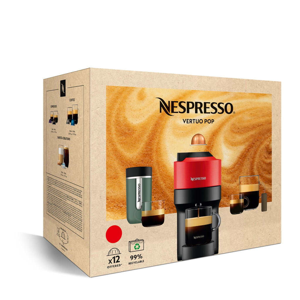 Lirona Vertuo Pop Blanc – Machine à Café à Capsules, Centrifusion